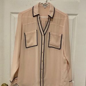 Express pink blouse